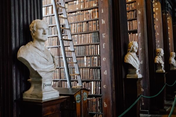 The Long Room Of The Old Library At Trinity College Dublin Ireland